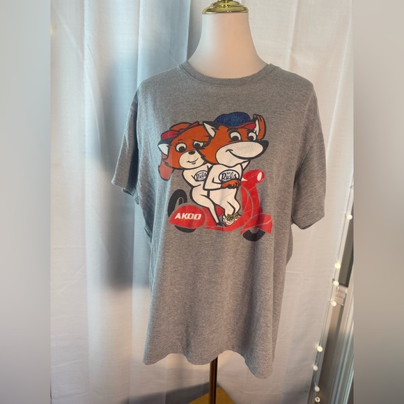 Title:
AKOO Men’s 2XL Gray Graphic T-Shirt Scooter Fox Cartoon No Rules - Picture 1 of 8